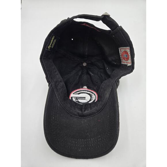 Georgia Bulldogs “G” Strapback Hat Black Adjustable NCAA Cap - Picture 4 of 5